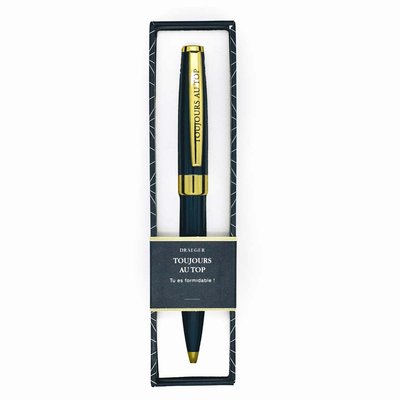 Stylo à bille personnalisé TOUJOURS AU TOP DRAEGER PARIS