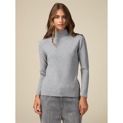 Pull à col roulé en FIL de viscose mélangée OLTRE