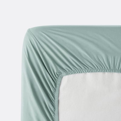 Drap housse en percale de coton, 80 fils, bonnet 35 cm, Scenario LA REDOUTE INTERIEURS