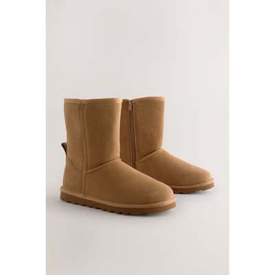 Bottes mi-hautes doublées imitation fourrure NEXT