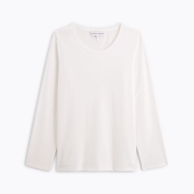 Tee-shirt manches longues col rond en jersey, LES BASIQUES LAURENCE TAVERNIER