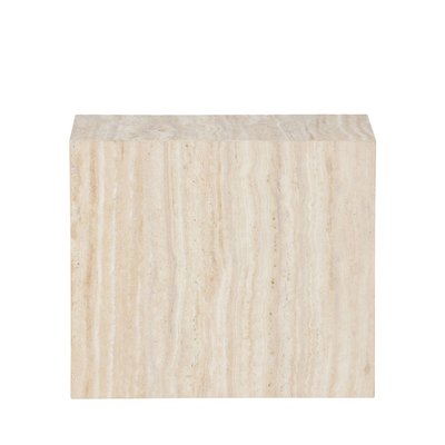 Table d'appoint effet travertin 35x25cm - York VENTURE HOME