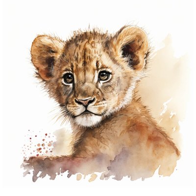 Tableau Sur Toile Lionceau Enfant ENFANT CEANOTHE