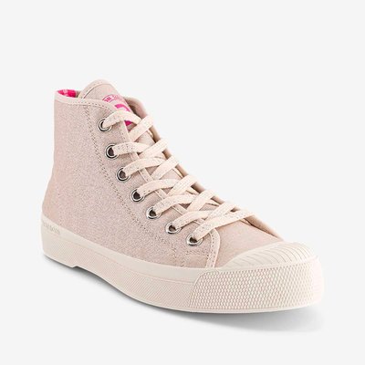 Tennis Stella B79 Femme Ecru Shiny en coton recyclé mélangé BENSIMON
