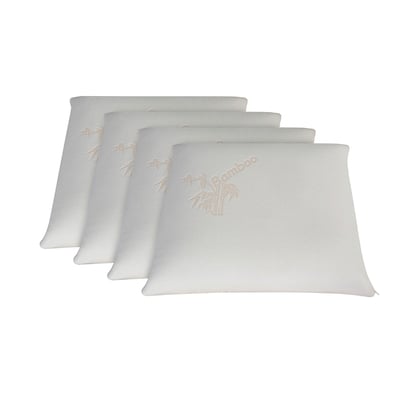 Lot de 4 oreillers Mémoire de forme BAMBOO OLYMPE LITERIE