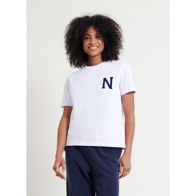 T-shirt ample col rond lettre "N" NAR NAF NAF