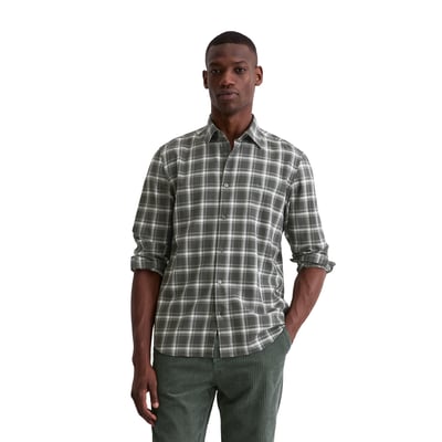 Chemise regular en flanelle de coton bio très douce MARC O'POLO