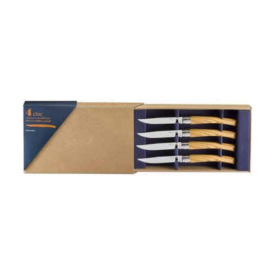 Coffret De 4 Couteaux De Table Chic Olivier OPINEL