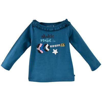 T shirt fillette a sequins look coloré SUCRE D'ORGE