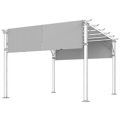 Toile de remplacement pour gazebo Polyester OUTSUNNY