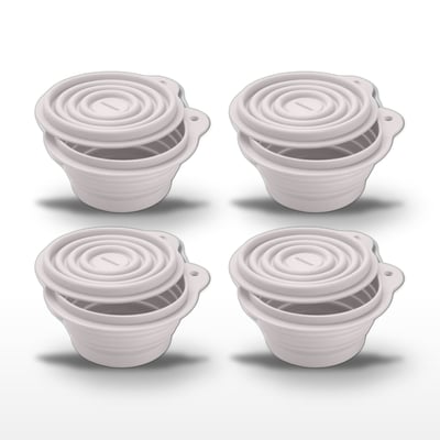Lot de 4 lunch box 1L avec 4 ustensiles de cuisine STORAGE FACKELMANN
