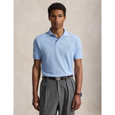 Cotton Pique Polo Shirt in Custom Slim Fit POLO RALPH LAUREN