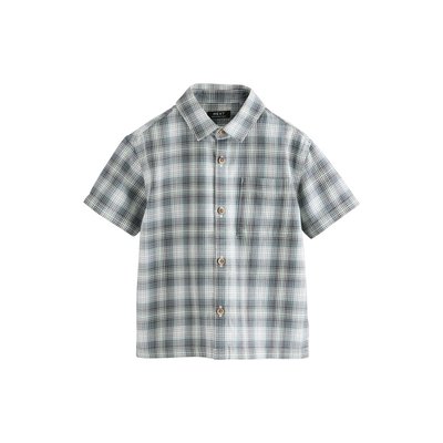 Chemise droite à manches courtes et carreaux NEXT