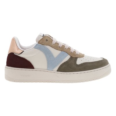 Baskets cuir talon plat VICTORIA