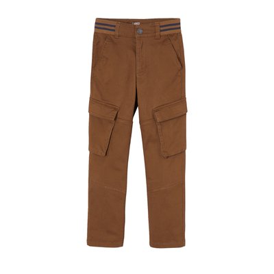 Pantalon cargo droit MorphologiK tour de hanches fin VERTBAUDET