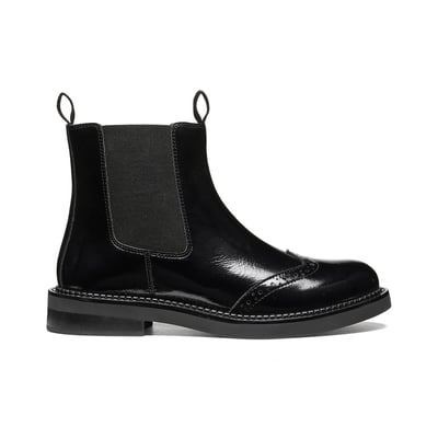 Chelsea-Stiefeletten aus Leder, SERILDA GEOX