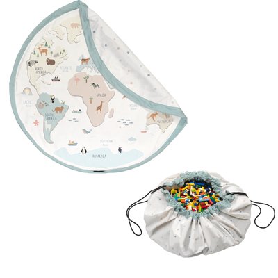 tapis de jeu & sac à jouets - worldmap PLAY&GO