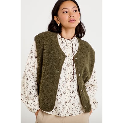 Gilet  sans manches effet polaire CACHE CACHE