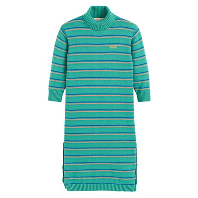 Robe longue rayée, droite, manches longues TINY X LA REDOUTE