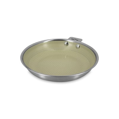 Poêle 24cm en acier inoxydable, AGLAE MENASTYL