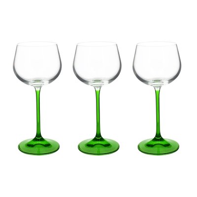 Lot de 3 verres à pied 16,5cl, VIN DU RHIN NOVASTYL