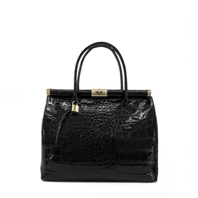 Sac à main en cuir à motif crocodile TROCADERO CROCO OH MY BAG