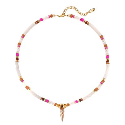 Collier ajustable avec perles et pendentif JAIPUR HIPANEMA