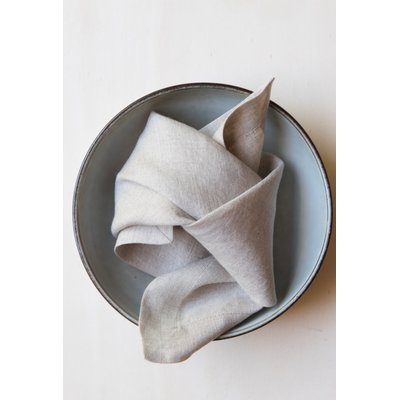 Serviette en lin lavé uni, Les Essentiels GABRIELLE PARIS