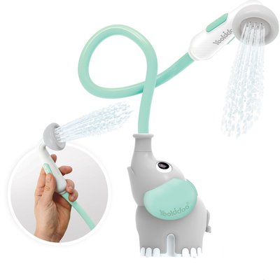 Jouet de bain douchette éléphant Turquoise YOOKIDOO