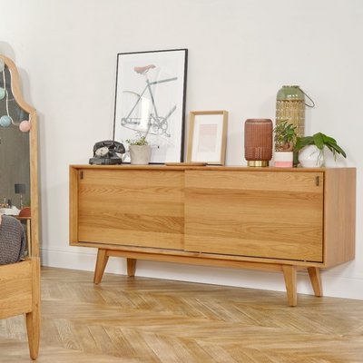 Buffet en chêne 2 portes coulissantes MATHILDE ROBIN DES BOIS
