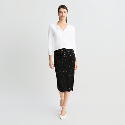 Veste en maille avec clous LIU JO
