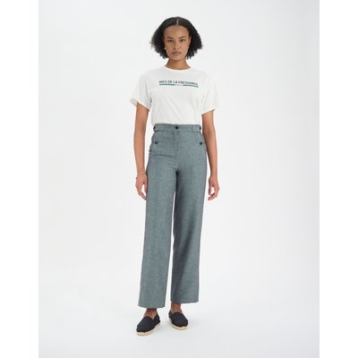 Pantalon à pinces Piotr mélangé gris INES DE LA FRESSANGE PARIS