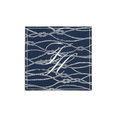 Foulard carré imprimé en soie TOMMY HILFIGER