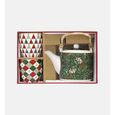 Coffret Théière + 2 Gobelets EASY LIFE