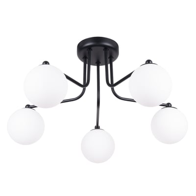 Lustre Acier Noir/Blanc G9 5 Astral EDEN