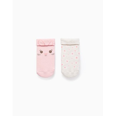Lot de 2 Paires de Chaussettes Antidérapantes 'Floral' ZIPPY