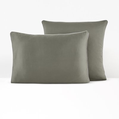 Bérénice Cotton Satin 300 Thread Count Pillowcase EMMA X LA REDOUTE INTERIEURS 