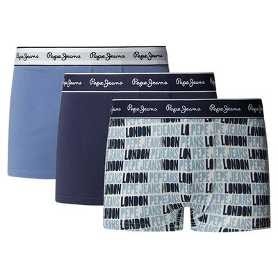 Lot De 3 Boxers Élastiques En Coton PEPE JEANS
