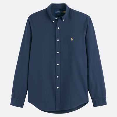 Camisa slim oxford lisa con logo bordado POLO RALPH LAUREN