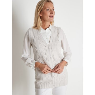 Gilet sans manches maille ajourée DAXON