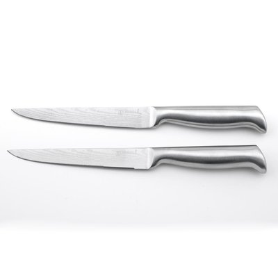 2 couteaux à steak argent 25cm - "nouvelle vague LAGUIOLE CUISSON