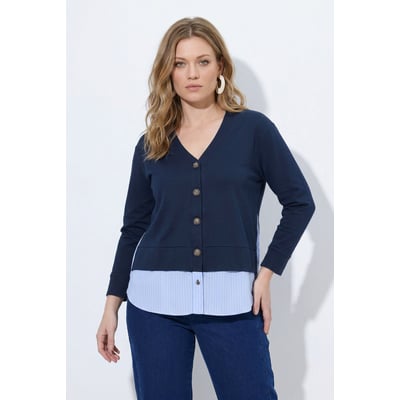 Veste en molleton, style 2-en-1 ULLA POPKEN
