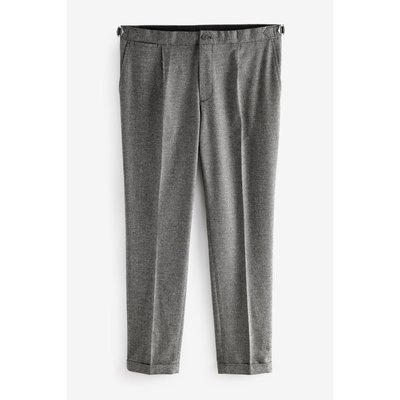 Pantalon slim fuselé texturé taille réglable NEXT