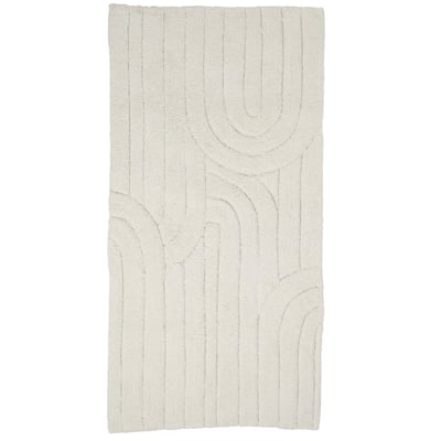 Tapis de bain déco graphique arc en coton RETRO GUY LEVASSEUR