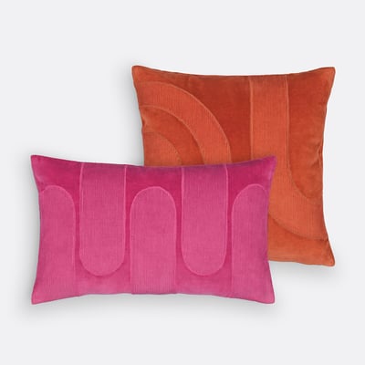 Federa per cuscino 50 x 30 cm, velluto, Brimo LA REDOUTE INTERIEURS