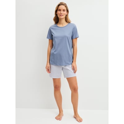 Pyjama court manches courtes Coton MARINE DREAMS CALIDA
