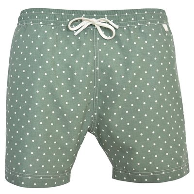 Short de bain MONTAUK 2567 small white dots LES LOULOUS DE LA PLAGE