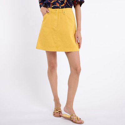Jupe courte jaune moutarde outlet