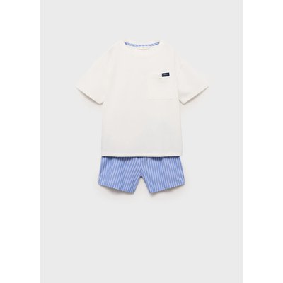 Pyjama court rayures MANGO KIDS