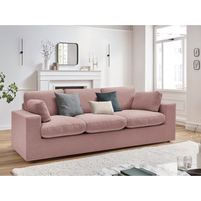 Canapé droit fixe 3 places en tissu, BELAIR BOBOCHIC